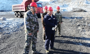 張秉德到新嶺礦調研檢查工作